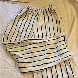 home made stripe soft pants